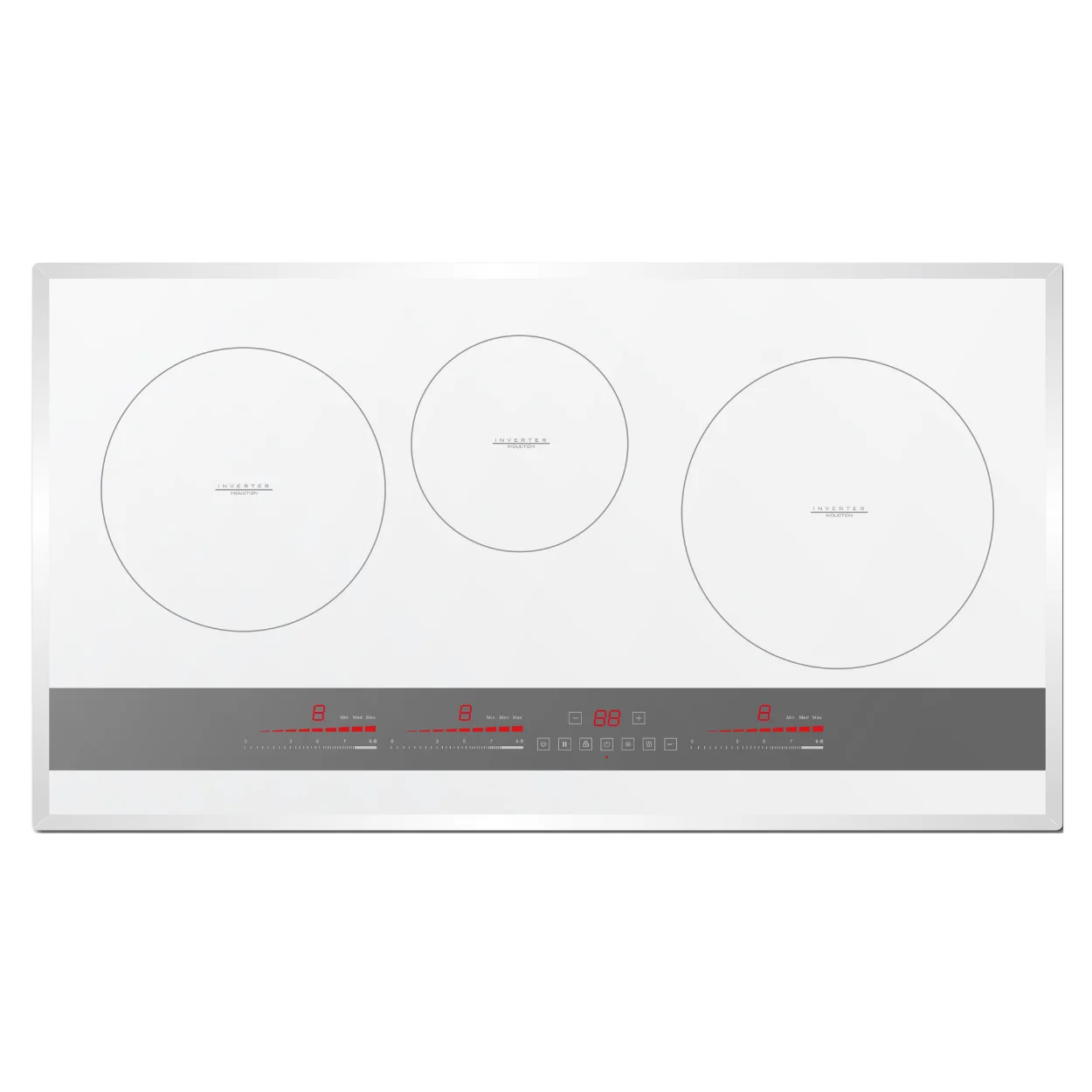 Настраиваемая индукционная плита ODM OEM 3 с зонами для приготовления пищи встроенная