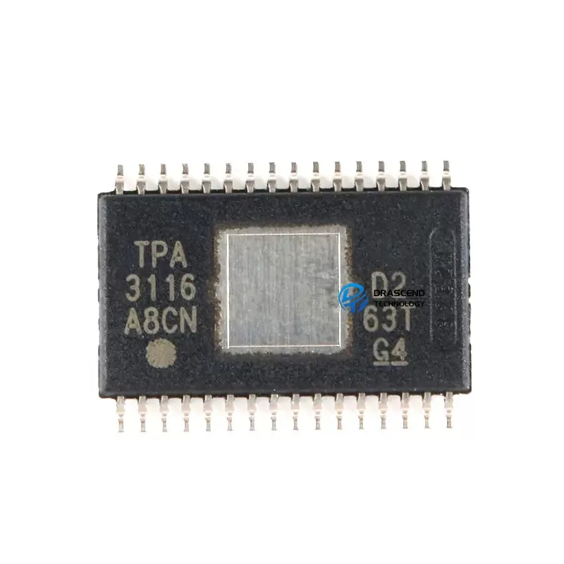 New Original Silkscreen  TPA3116  	HTSSOP-32  TPA3116D2DADR  Audio Amplifiers IC CHIP