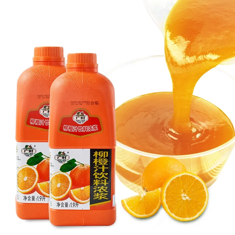 1.9L Guangcun оптовая продажа Концентрированный Фруктовый сок для Пузырькового