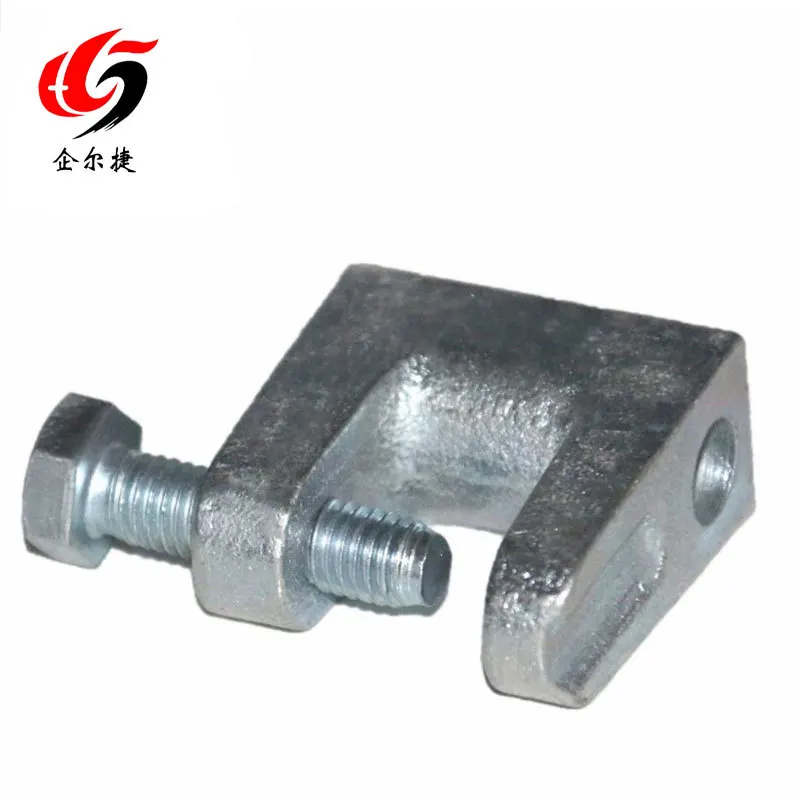 Steel Galvanized Beam Clamp Cast Iron Pipe Clamp Price Hot Dip Galvanizing Beam Clamps