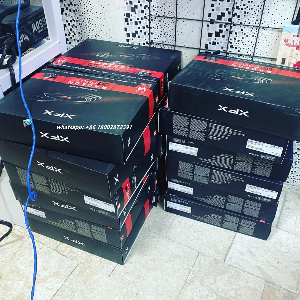 Совершенно новая графическая карта XFX 580 pradeon rx 580 видеокарта 8 Гб gpu красочная rx 588 карта игровая AMD Radeon RX 580 msi