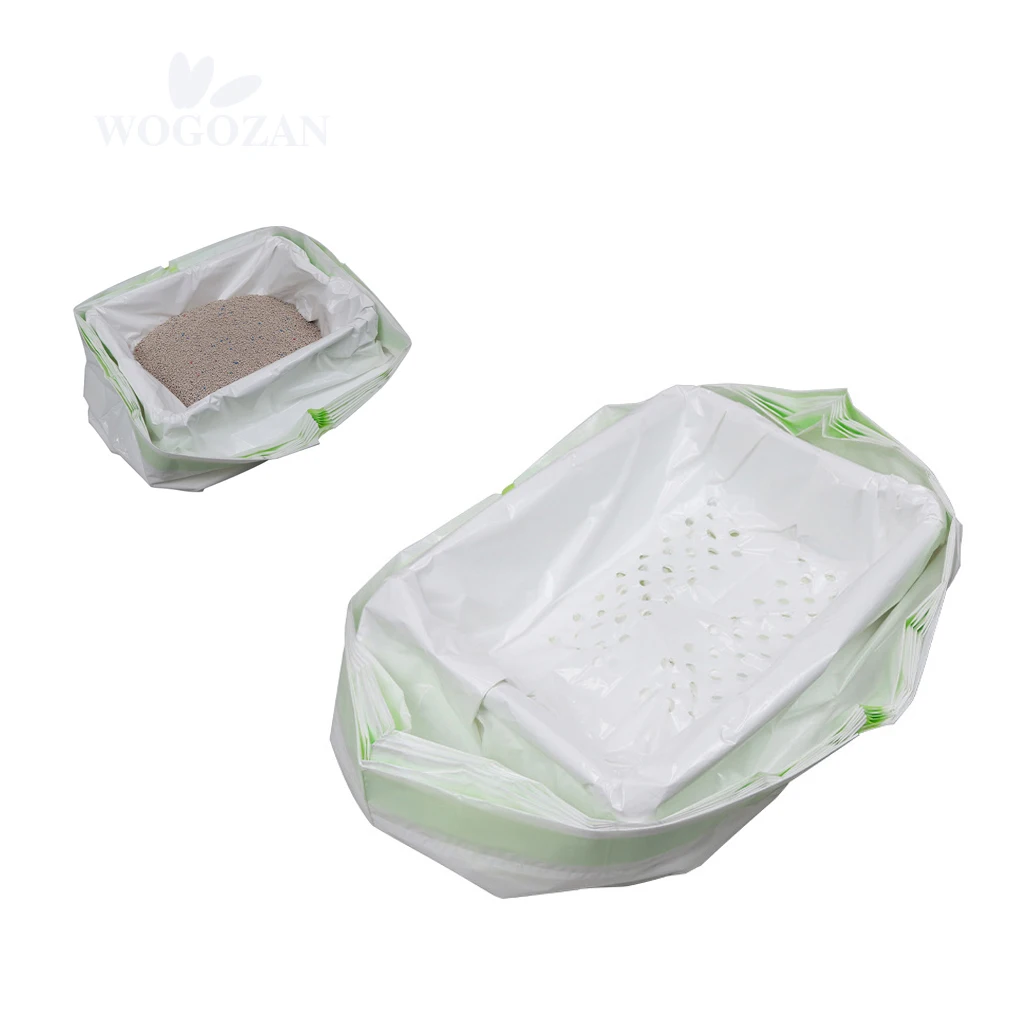 Durable Quick sifting Cat Litter Filter Bag Liner Plastic Disposable Cleaning Cat Waste Sifting Bags