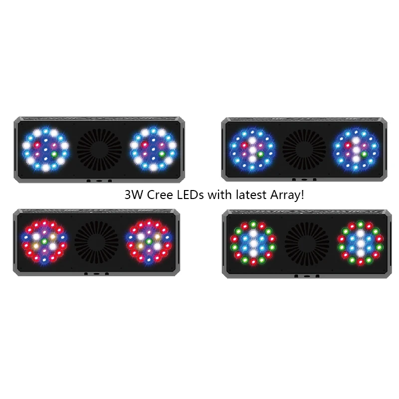 MICMOL Thor X 120W aquarium lights  Full Spectrum Smart & WiFi App control LED Aquarium Light  for SPS LPS Reef light