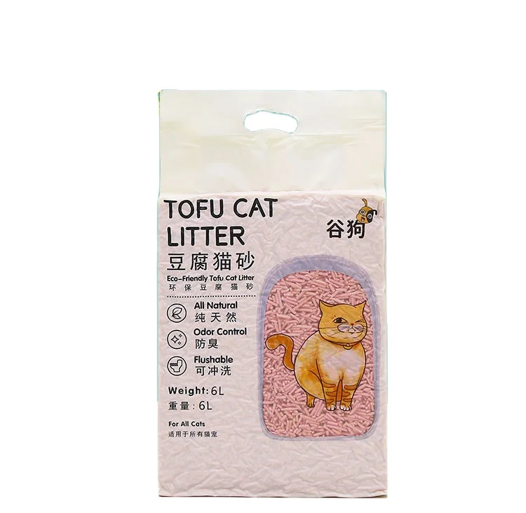 
Natural Plant Fiber Fast Absorbent Cat Litter Mixed Plant Bentonite Tofu Cat Litter 