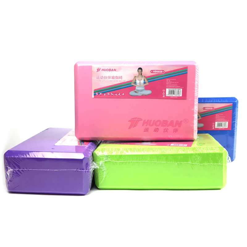 Yoga Foam Blocks Best Price Training Accessories Eva Printing logo yoga block
