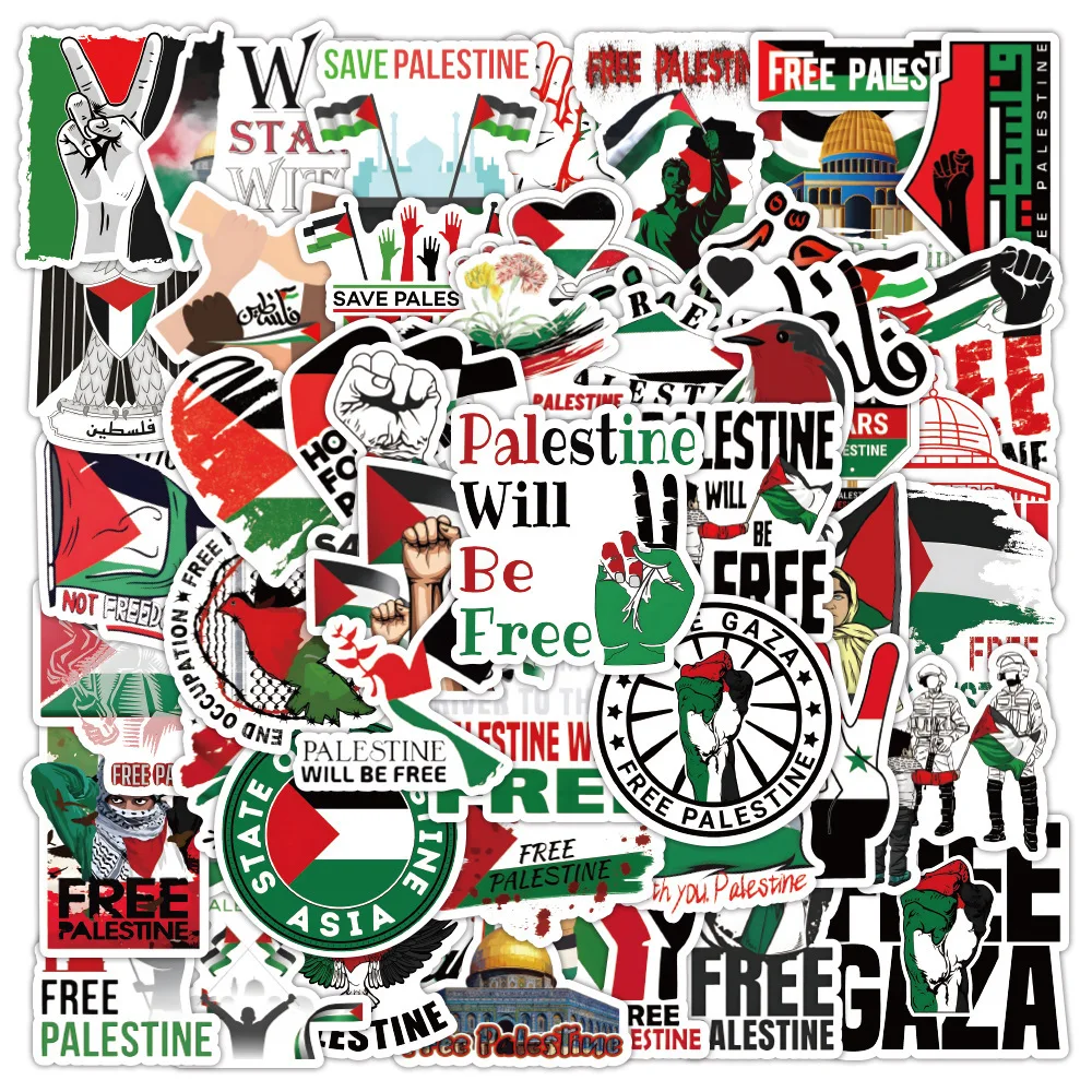Custom Stickers Personality Graffiti Stickers Suitcase Notebook Suitcase Palestine Skateboard Car Stickers Wholesale