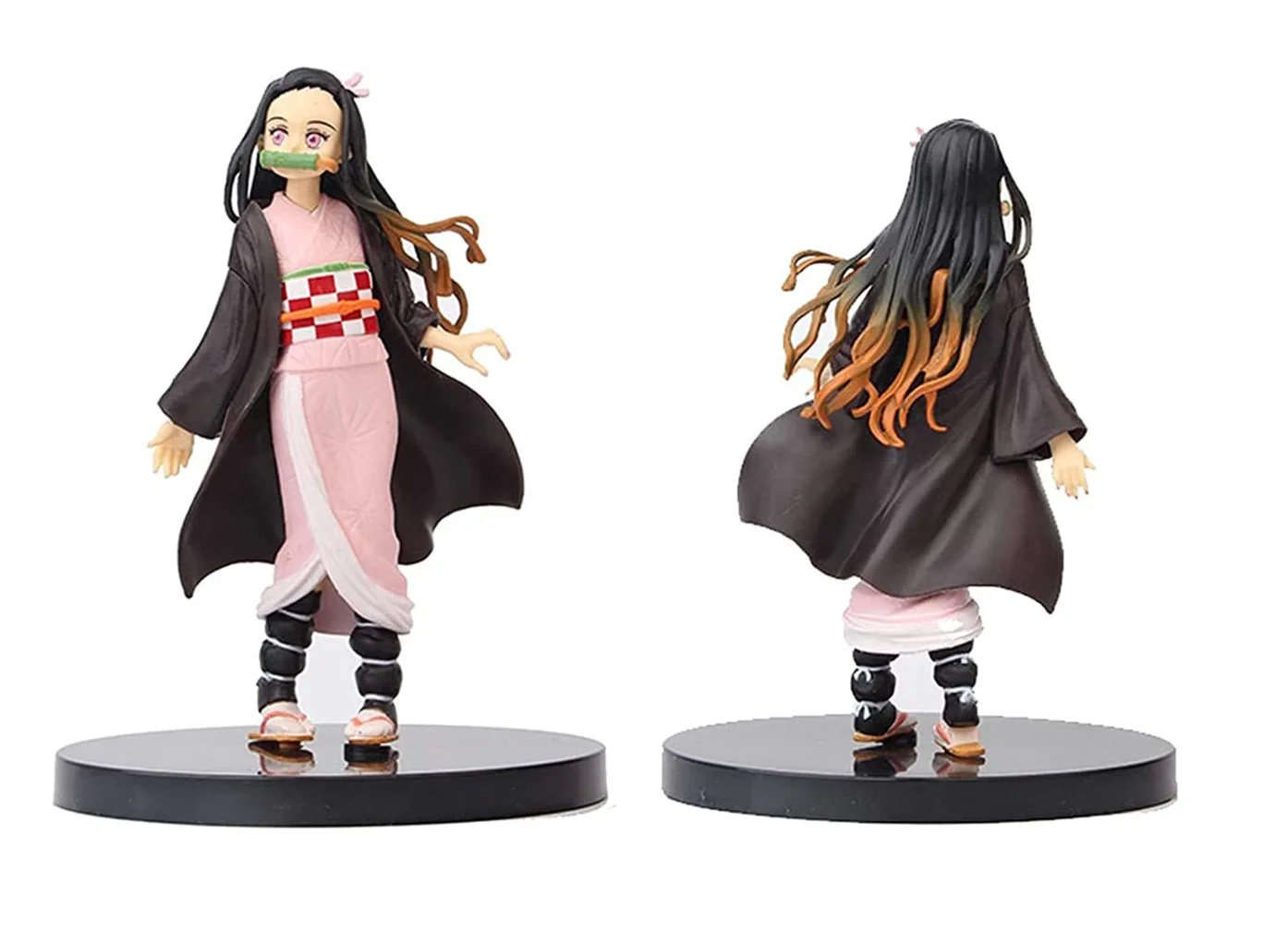 Anime Demon Slayer katana Model Decoration Collection Toy Blind Box Action Figure Set PVC Toys Zenitsu Tanjiro Nezuko