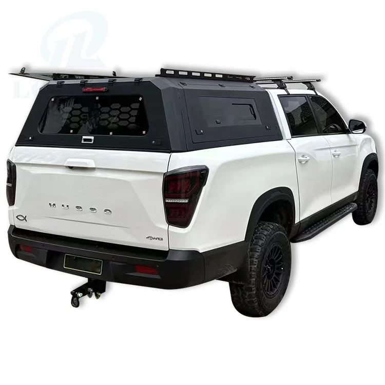 Truck Topper Pickup Steel Canopy With Lift-Up Side Windows For 2023 Navara 2023 Navara