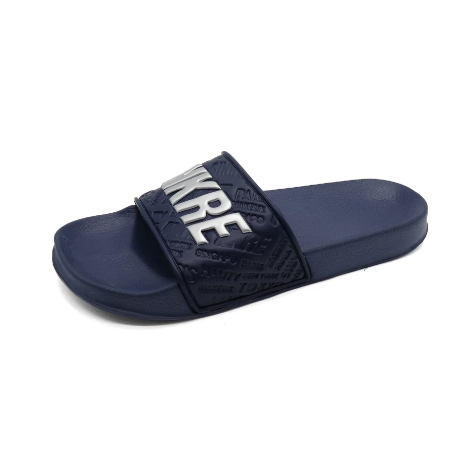 New Logo embossing sport sandals beach slippers 3D printed for men open shoes sliders