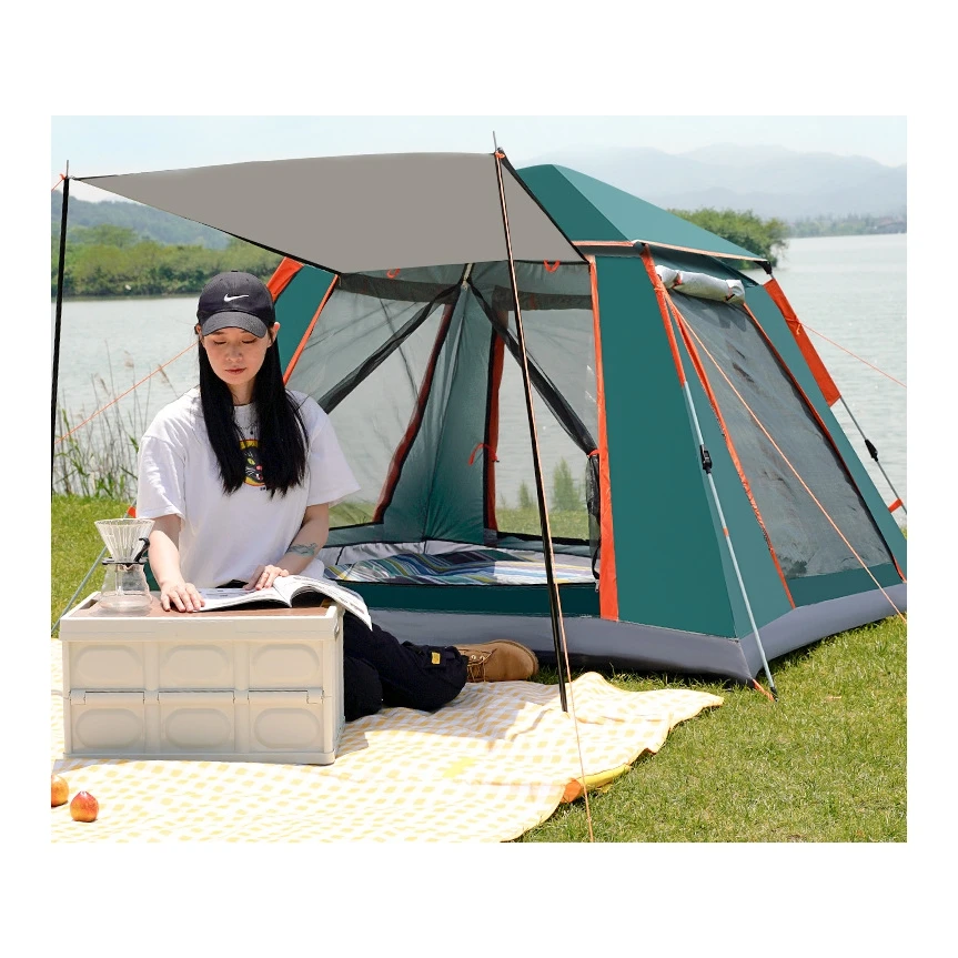 Manufactory Direct Rooftop 210*210*140Cm Big Luxury Easy Set Up Tent For Camping