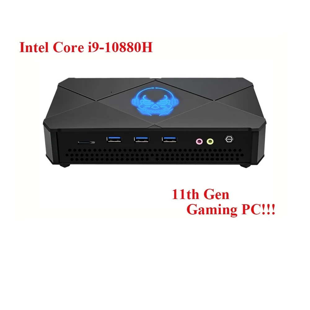 Topton мини-ПК 11-го поколения i9 11900H i7 11800H 1165G7 Nuc Настольный 2 * DDR4 NVMe SSD 3x4K дисплей HTPC игровой компьютер все в одном