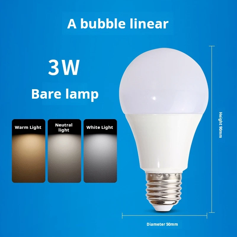 LED Light Bulb E27 E26 B22 Bulb Lamp Low Voltage 12V 24V 48V DC AC A60 7W 12W Solar System Luces Led 80 Replacement Bulbs 50000