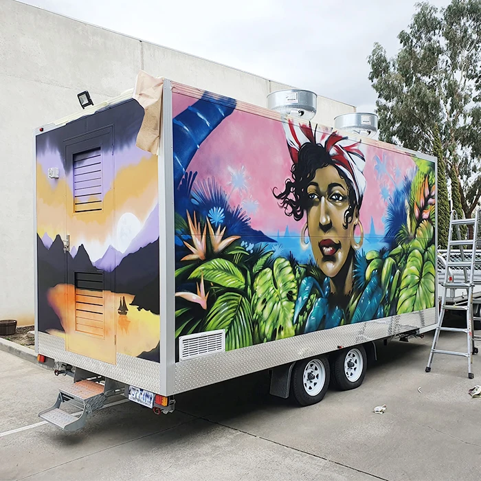 Most Popular China Food Cart Mini Food Truck Snack Cart Ice Cream Truck Tractor