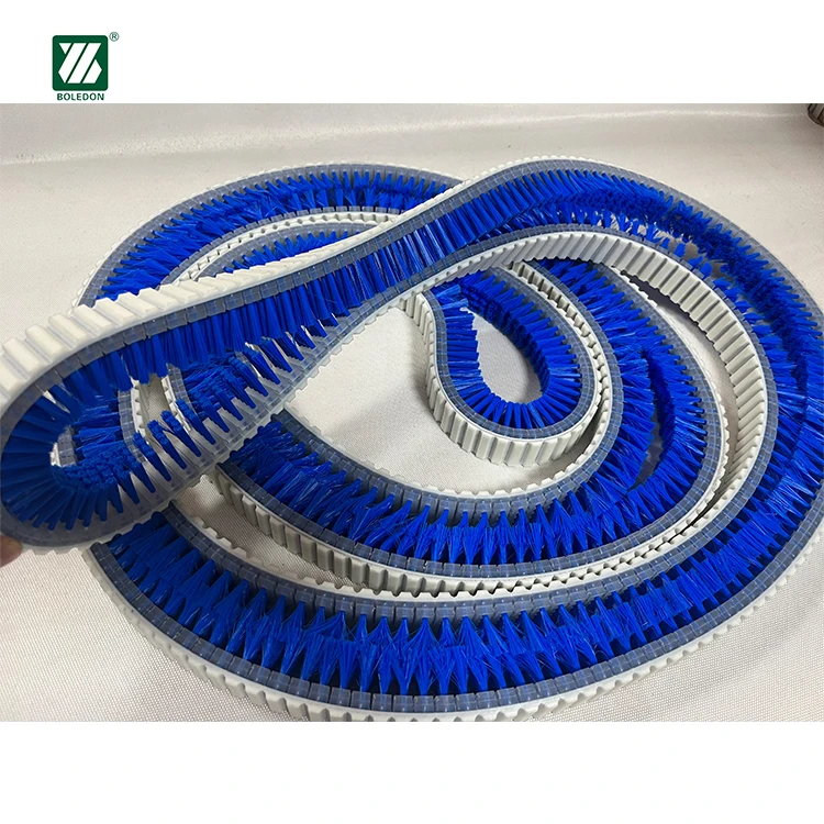 Good Quality Blue Nylon Closed At10 Timing Belt Brush For Soles Cleaner
