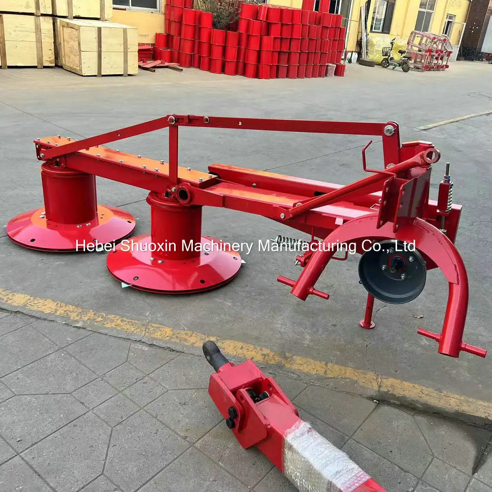 lawn mower blade 1.35m Working Width Tractor Mounted Pto Shaft drum mower