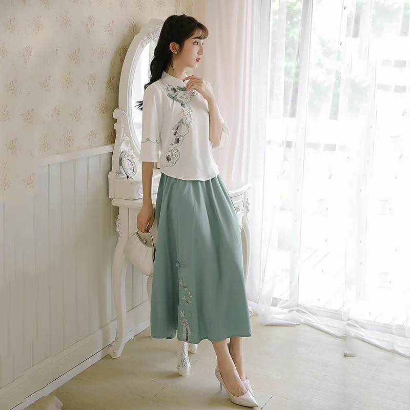 Original Design Ancient Gown Traditional Chinese Hanfu Skirt Clothing For Woman