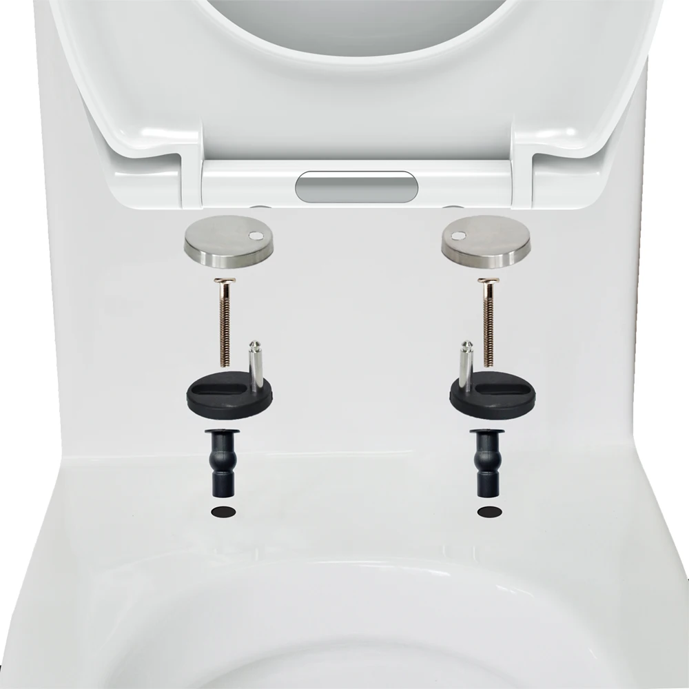 Modern Design Wholesale Toilet Seat Standard Size round and Oval Sizes Closed Front Type Made from Wood Plastic Urea