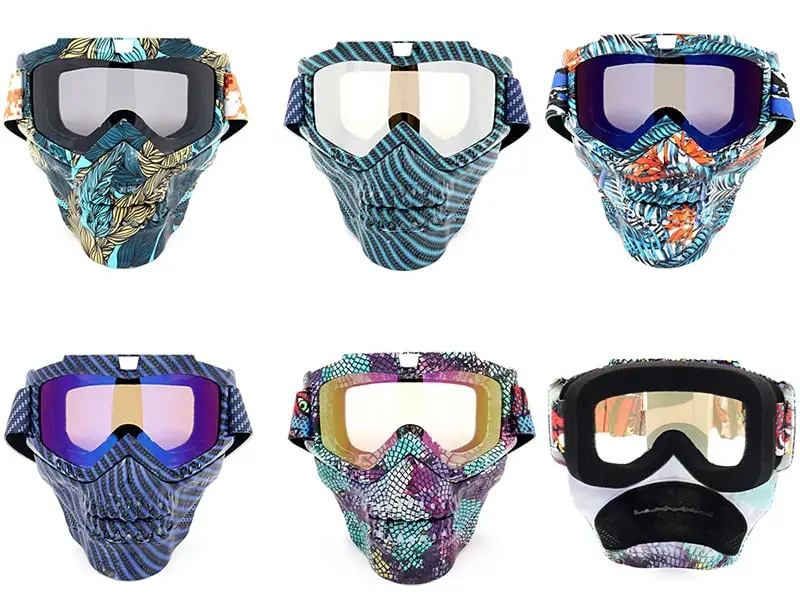 Windproof motorcycle goggles for glasses off road motocross motorbike full paintball masks