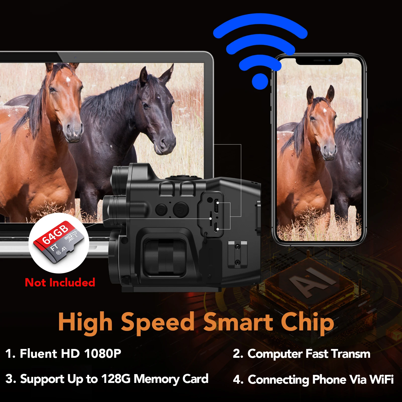 HENBAKER IR CY789 night vision hunting scope night vision sight night vision telescope for hunting