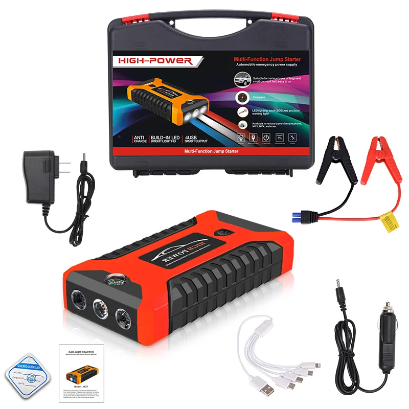 20000mah 12V Portable Automotive Car Battery Charger Car Power Bank Battery Charger Car Starter Capacitor Battery