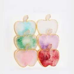 Marble Resin Nail Tips Display Nail Art Showing Stand Nail Polish Color Palette