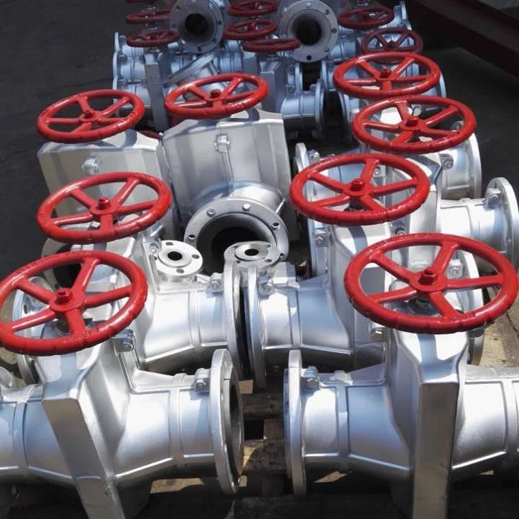 Manual Mud Sand Adjustment Aluminum Alloy Pipe Clamp Valve Cast Iron Rubber Pipe Valve