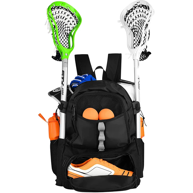 Lacrosse Bag Backpack Lacrosse Backpack with Stick Holder Field Hockey Bags Lacrosse Stick Bag