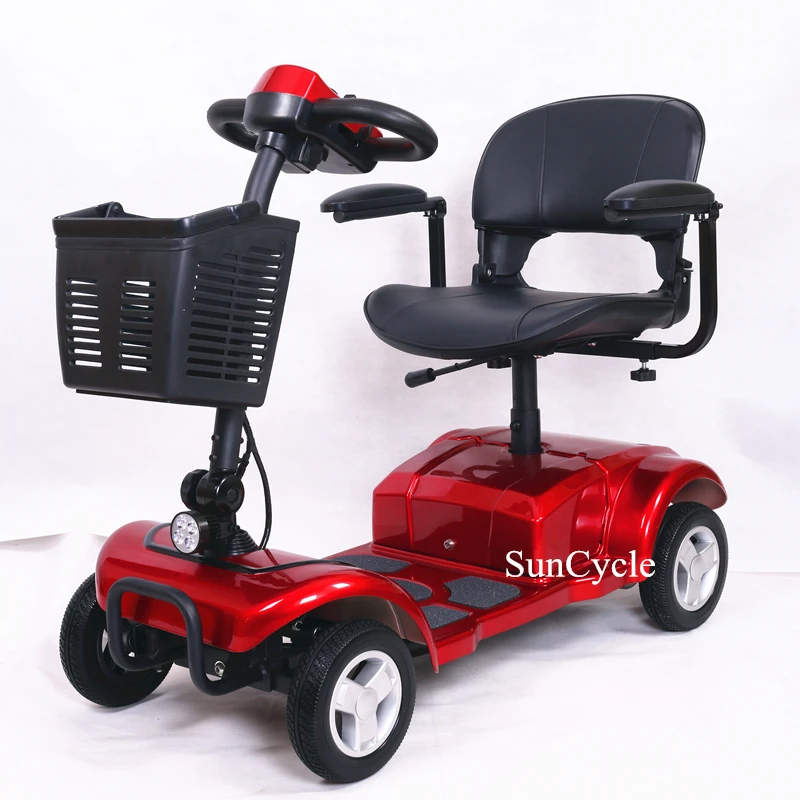 
Lightweight folding cheap disabled mobility scooter electric 4 wheel handicapped scooters 