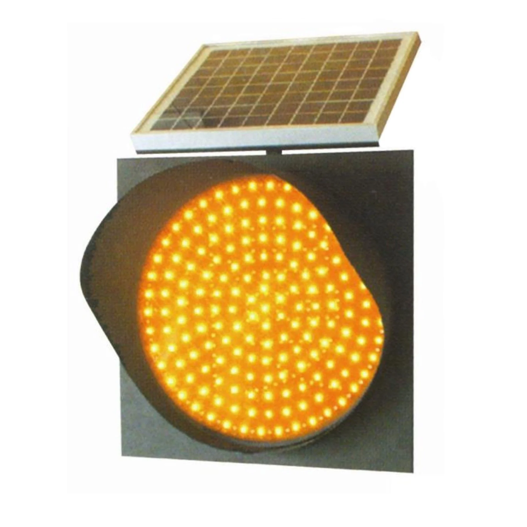 Yellow Signal LED Flashing Traffic Light