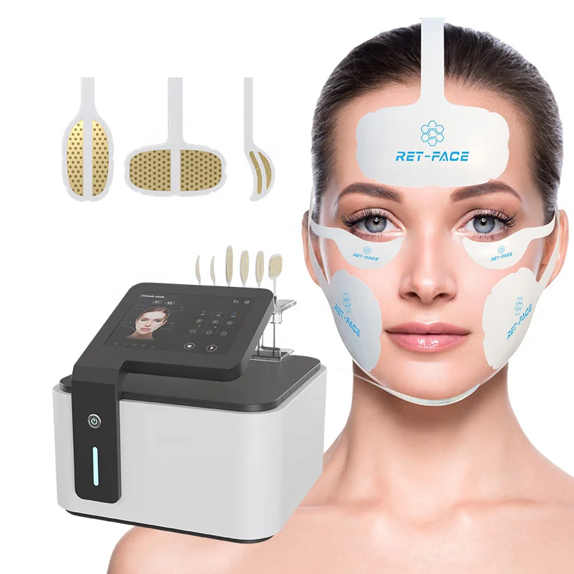 Professional non-invasively Radio Frequency Skin Lift Rf Ems Release Neck Muscles Eyes Lifting Anti-Aging Machine