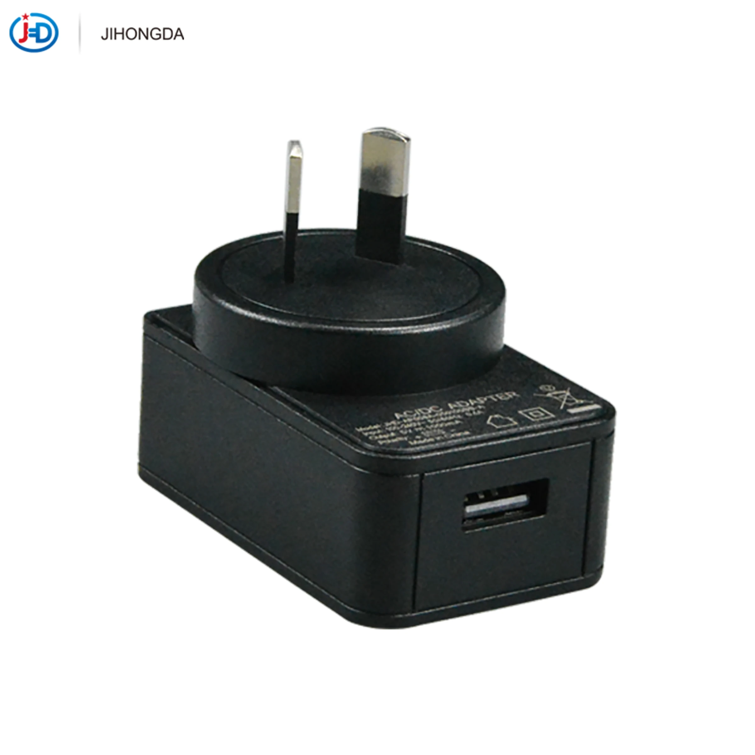 5V 1A 8 Вт штепсельная вилка австралийского стандарта черная мини-адаптер питания США jp kr ar AU стандартное зарядное устройство для mp4 плеер/камера заднего вида/Чистильщик/телефон/мини-вентилятор