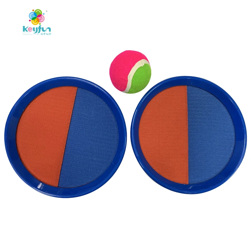 Outdoor Sports Toss and Sticky Ball Toys Beach Paddle Catch Ball Game Set For children