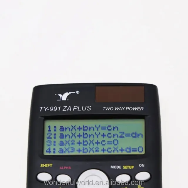 Popular products 2023 exam electronic device desktop calculator 433 function dual powered scientific calculator 16 digit