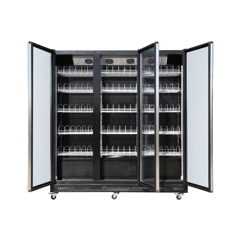hotel fridge cabinet meat display refrigerator fridges household 4 door fridge customize and freezer container dual zone