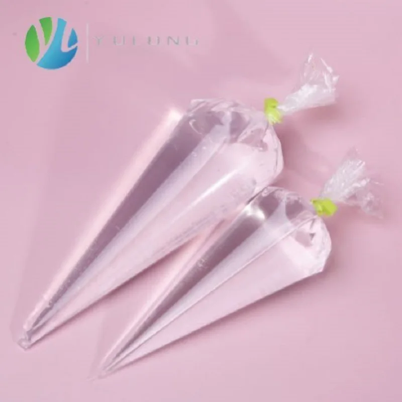 Factory Sell Wholesale Extra Thick Pastry Bags Large Cake Piping Bags Durable Brown Cake Tools Plastic Cake Piping bag