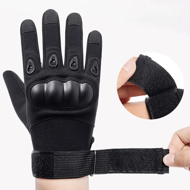 outdoor sport protective gloves motorbike riding full finger cycling gloves combat finger assault tactical gloves