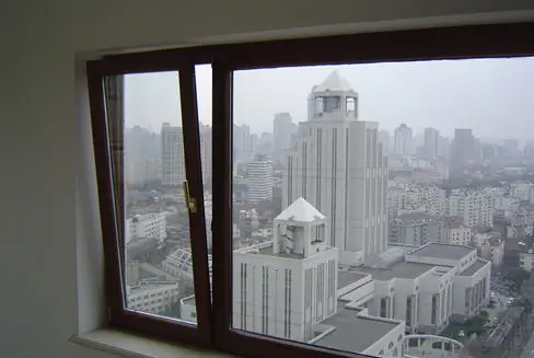 
Yifa double hung replacement windows aluminium wood grain finish aluminum windows double glassed single hung aluminium widows 