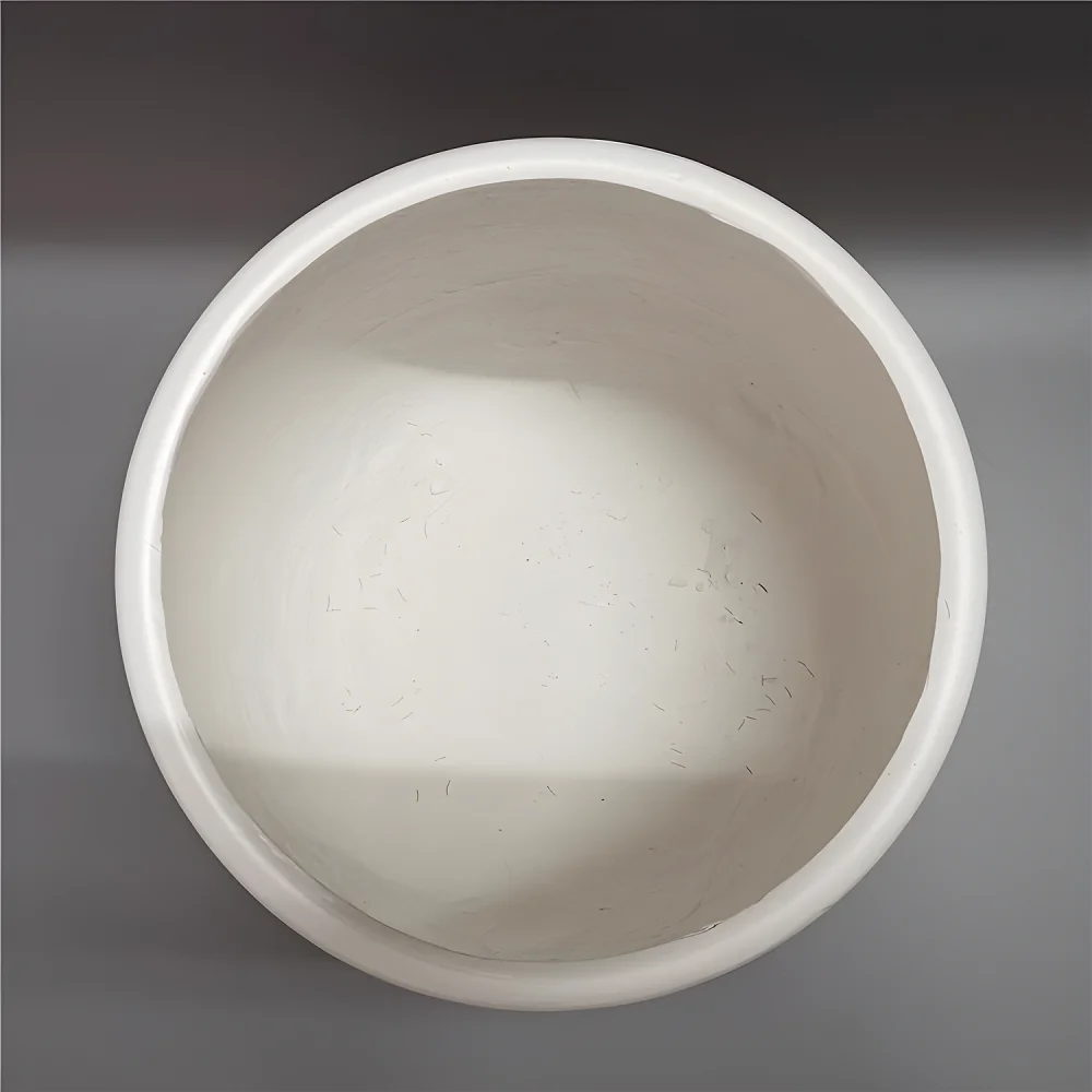Wholesale lightweight durable round bowl shape indoor flower pot office tabletop vase ornaments windowsill flower pot