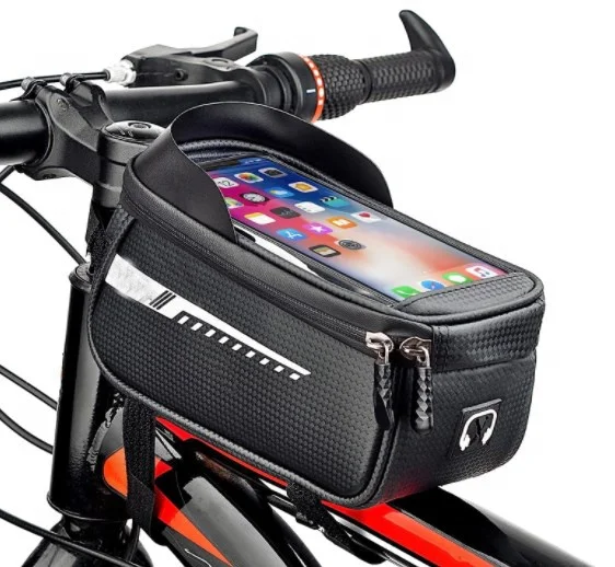 Bike Bag Bicycle Cycling Phone GPS Bags For Bikes iPhone Galaxy Cell Phones Unde bike rack bag