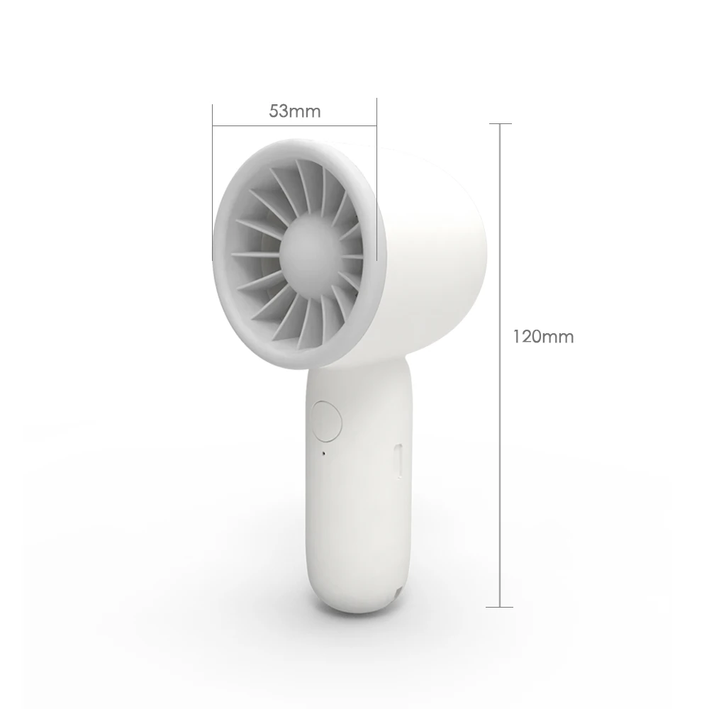2023 New design Personal Handheld portable Type-c usb rechargeable Pocket Mini fan bldc fan