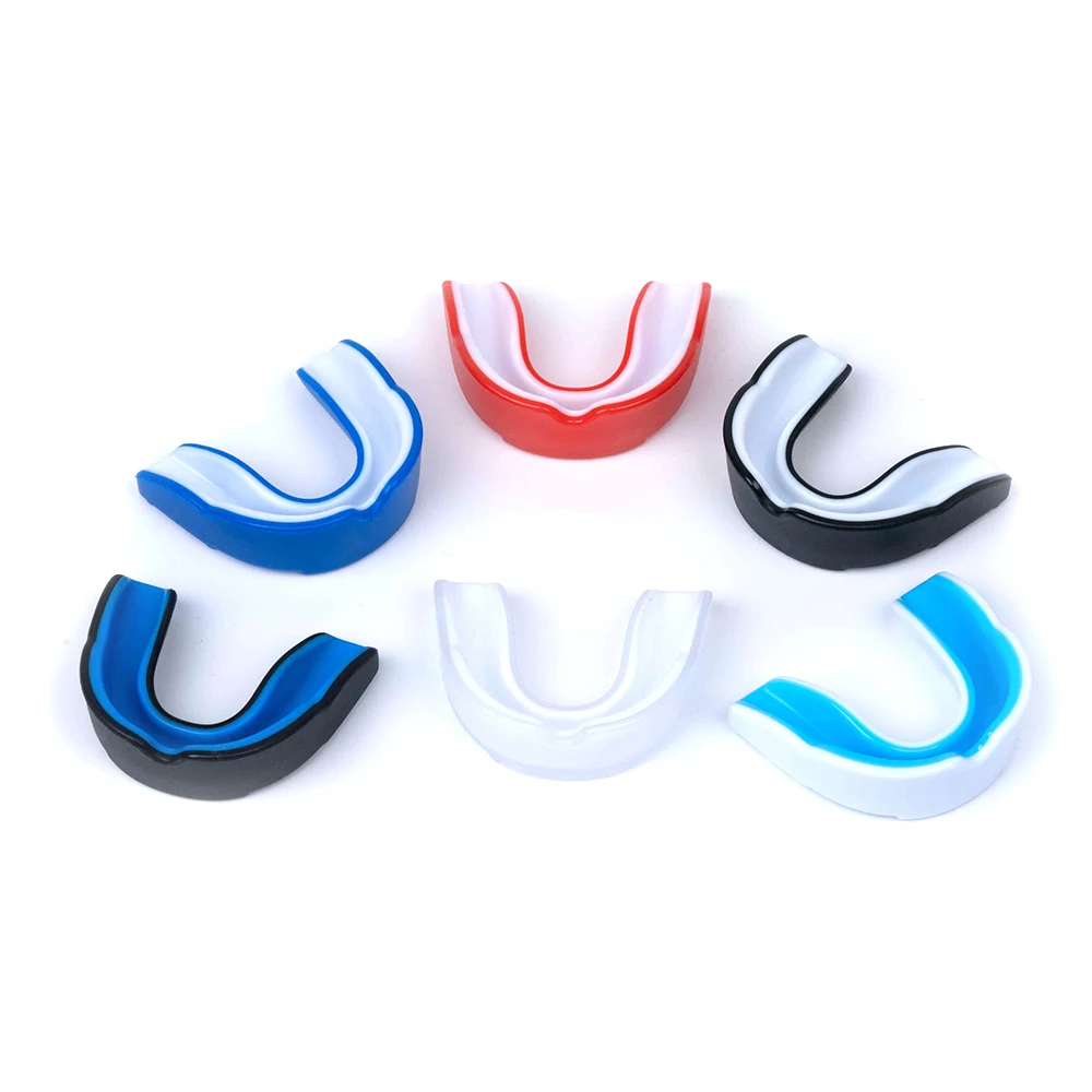 MMA Mouth Guard with Case Martial Arts Training Equipment Mouthpiece Wrestling Mouthguard for Boxing, Muay Thai, Contact Sports