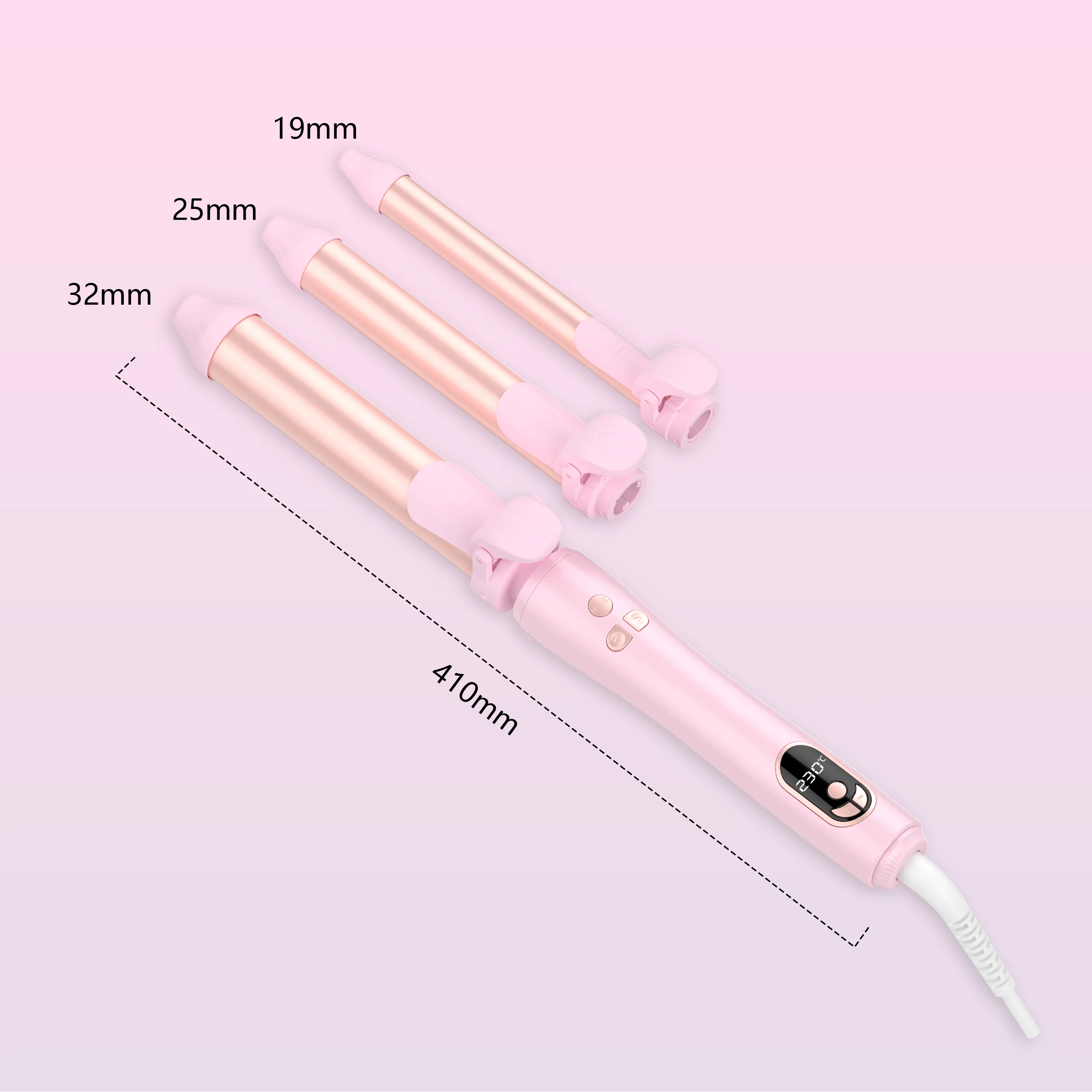 2 in 1 Wand Rotating Wand Waves Curler Styling Adjustable Height Hot Waver Cepillo Secador Wavytalk 5 in 1 Curling Iron
