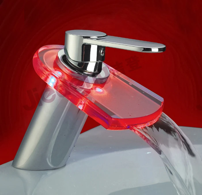 
brand new factory supply brass material washbasin LED faucet (A4) 