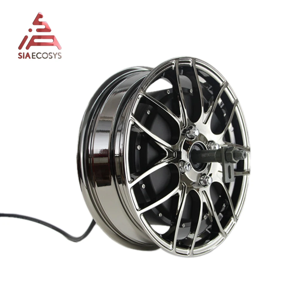 14 дюймов широкая шина Съемная 3000W 40h V1 260 Электрический BLDC для центрального движения колеса двойного вала