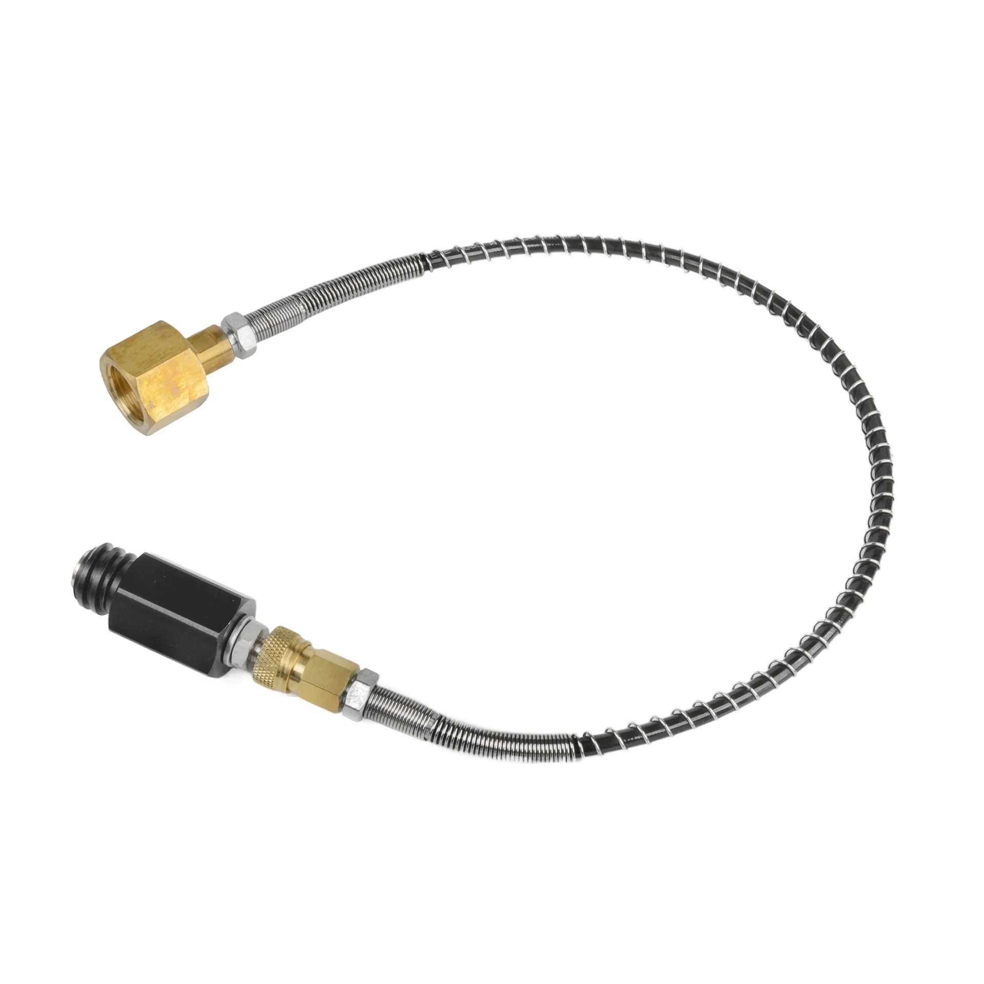 Soda Maker Soda Club External Hose Adapter Kit to CGA320 W21.8 Big CO2 Tank adapter with Quick Disconnect & 1.5M  Hose