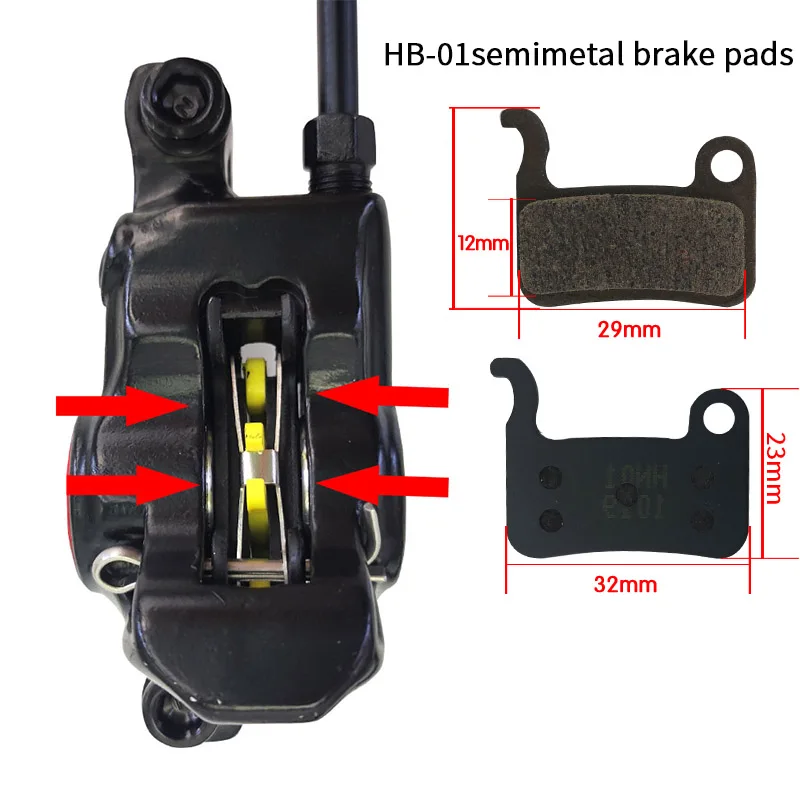 E-bike ZOOM HB875E power cut off oil brake two piston disc brake E-bike mountain bike power-off brake