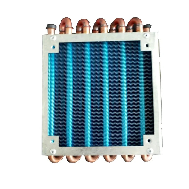 Two row copper tube mini dehumidifier evaporator