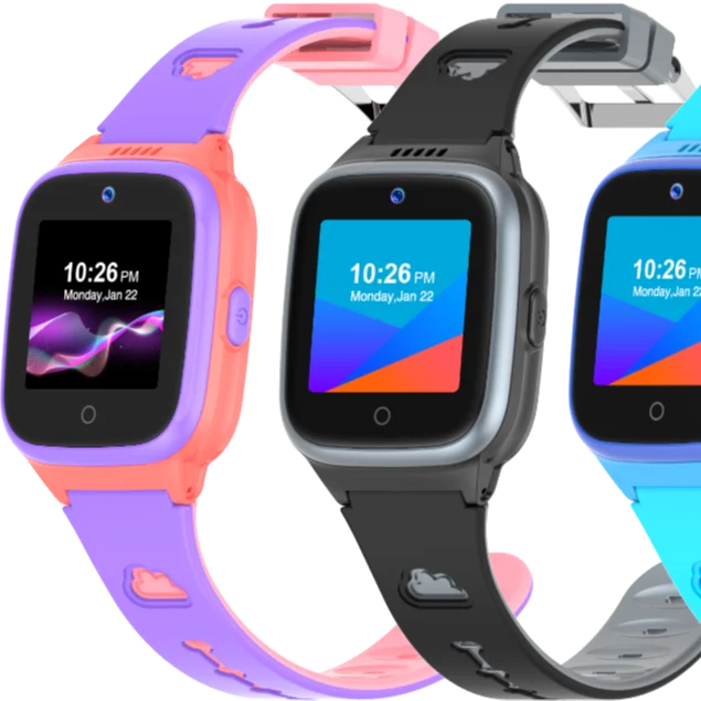 4G Kids Phone Watch GPS+LBS Tracking Positioning Video Call SOS Kids Anti-lost Waterproof Phone Smartwatch
