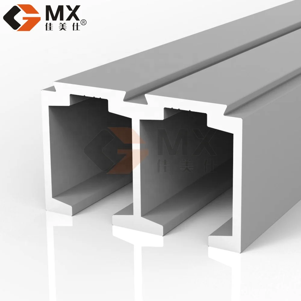 Profile Curtain Manufacturer Aluminum Profile For Sliding Wardrobe Doors Single Aluminum Alloy 6063 Aluminum