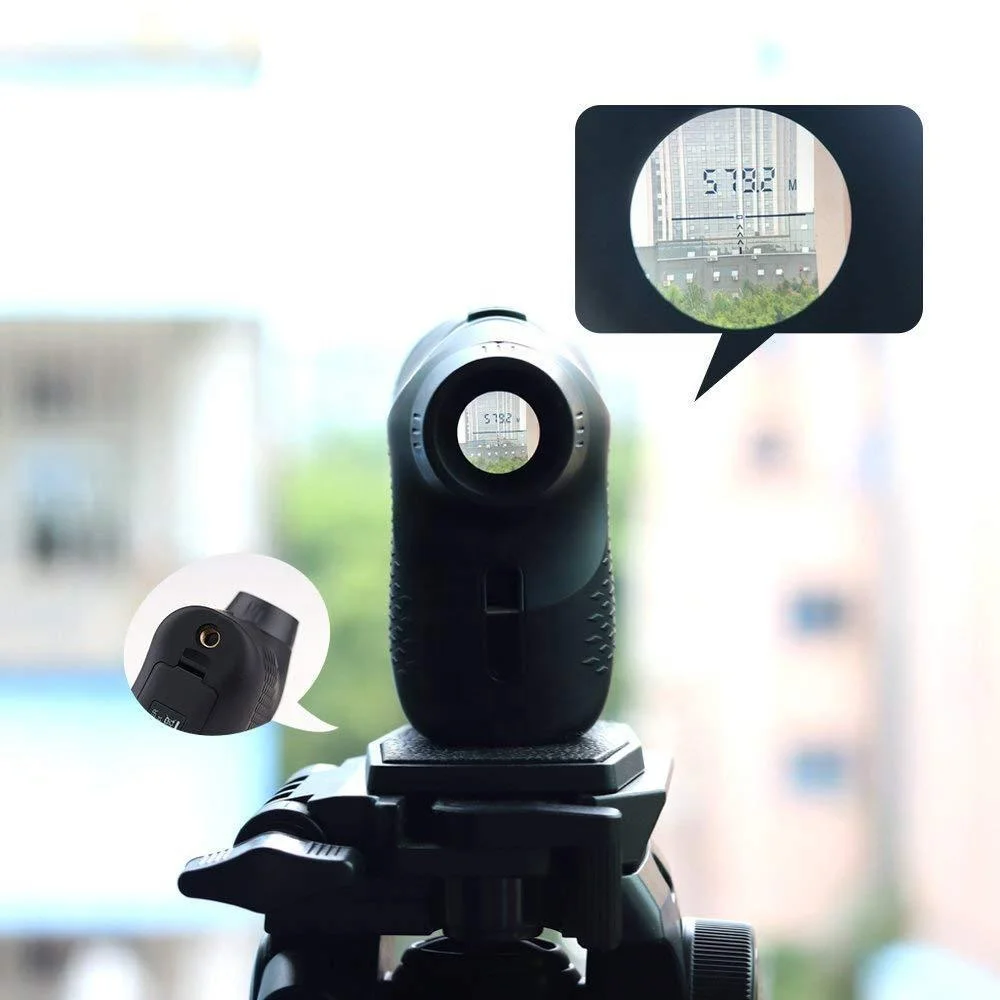 600m Laser Range Finder Golf Rangefinder Outdoor Measure Device With Speed And Angle Measure  For Golf And Hunt